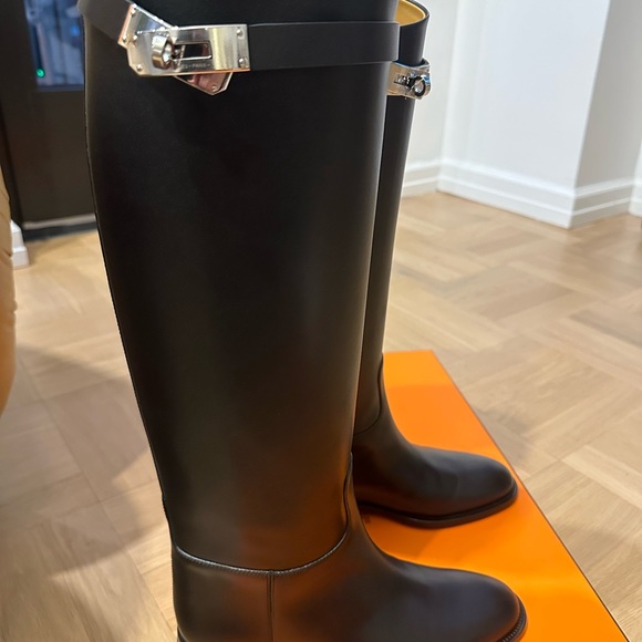 Hermes Jumping leather riding boots 36.5 Brand new - Picture 4 of 13